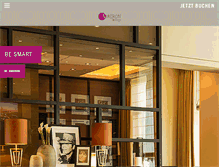 Tablet Screenshot of ameronhotels.com